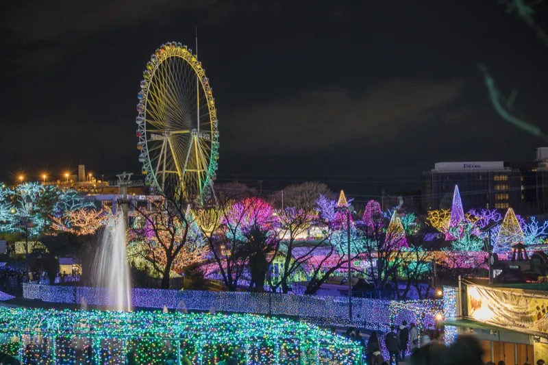 Winter illuminations in Tokyo, Japan